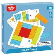 Tooky Toy - Дървена игра с форми и цветове