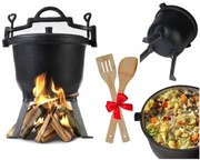 Чугунен ловен чайник 8L