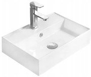 Mexen Blanca умивалник върху плот 50 x 35 см, бял - 21105000