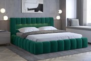 Тапицирано легло Mercy-Prasino-140 x 200