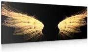 Картина на платно – Златни ангелски крила