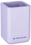 Лилава чаша за четки за зъби от полиресин Tom Tailor T-Rounded – Wenko