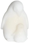 Бяла светлинна декорация на батерии ø 9 cm Penguin – Sirius