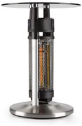 Blumfeldt Primal Heat 65, бистро маса, въглеродно IR нагревателно тяло, 1200W LED, 65 cm, стъкло