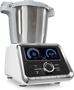 Klarstein GrandPrix кухненски робот, 500W/1000W 2,5l, купа за смесване от неръждаема стомана, бял цвят