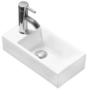 Mexen Inez плот умивалник десен 45 x 25 см, бял - 21434500R