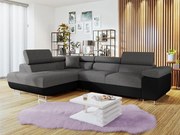 Ъгъл диван Antony-Left-Black - Gray