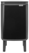 Матово черно стоманено кошче за боклук 4 l Bo Hi – Brabantia