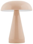 Бежова LED затъмняваща се настолна лампа с метален абажур (височина 20,5 cm) Rachel – Leitmotiv