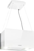 Klarstein Kronleuchter L, островен абсорбатор, 60 см, рециркулационен изход 590 м³/ч, LED, докосване, бял
