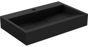 Mexen Ava мивка над плот от конгломерат 1/O 60 x 38 см, черна - 23016071
