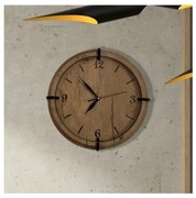 Li-Go 23628/DUB3 - Стенен часовник LED/1xAA Ø 32 см светъл дъб/Кръг