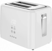 Тостер за хляб AENO ATS0002W, 930W, 7 степени, Сензорно управление, Обратен таймер, Защита при засядане, Тих, Бял