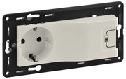 Legrand 753210  Комбиниран контакт 2P+E/USB 1500mA Valena life крем - до изчерпване - 753210