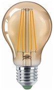 LED Крушка CLASIC AMBER A60 E27/9W/230V 2200K - Brilagi