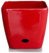 Саксия квадрат 45 х 42см - Червена