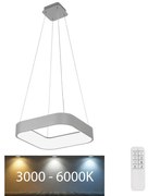 Rabalux - LED Димируем висящ полилей LED/28W/230V кръгъл + дистанционно 3000-6000K