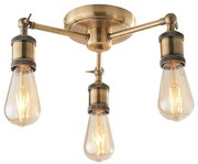 Endon 97243 - Спот HAL 3xE27/10W/230V месинг