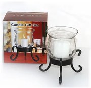 CN - Gemmy - Свещник Метален и Свещ (35342)(926351)