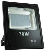 LED прожектор 70W, 230V, IP65, водоустойчив