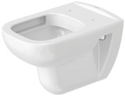 Duravit 25700920002 - Висяща безободкова тоалетна чиния D-CODE керамика/лъскаво бяло