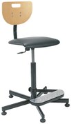 Работен офис стол Werek Seat Plus Foot Base (еко кожа)