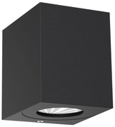 Nordlux - LED външен стенен аплик CANTO 2xLED/6W/230V IP44 черен