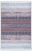 Лилаво-сив килим подходящ за пране 80x150 cm Vintage Stripe – Mila Home