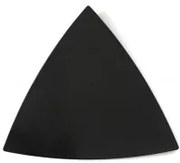 Alkan - Меламиново плато триъгълно черно 47,5x47,5x1см (К-654)