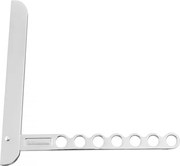 Закачалка за гардероб Fackelmann 61490, Сгъваема, 24 см, Алуминий, Сребрист