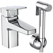 Стоящ смесител за умивалник H75 Ceraplan, BD231AA, с хигиеничен душ