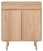 Масивен дъбов скрин Fawn - Gazzda