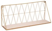 Рафт за стена atmosphera Anna, Метал, 48 cm - Златист