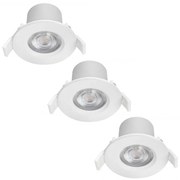 Philips - К-кт 3бр. LED димируеми лунички за баня LED/5W/230V 2700K IP65