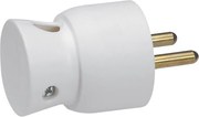 Legrand Щепсел бял 2P+Т 16A френски 90° изход на кабела 250V - 050416