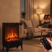 Електрическа камина с ефект на пламъка 2000 W