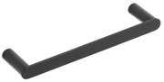 KFA Armatura 864-025-81 - Стенна закачалка за кърпи 24 см неръждаем/матов черен