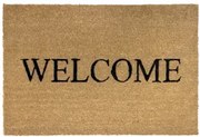 Horecano - Изтривалка 60x90cm бежова с надпис "WELCOME" (CR-4748B)