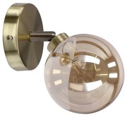 Стенна лампа в бронзов цвят ø 10 cm Rodia - Candellux Lighting