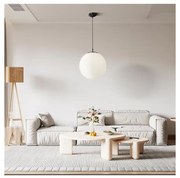 Searchlight 6088 - Висящ полилей ATOM 1xE27/60W/230V бял/черен