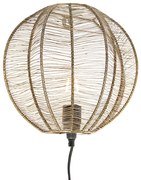 Индустриален стенен аплик бронз с черен - Dong