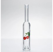 Стъклена бутилка Platin с мотив на череша