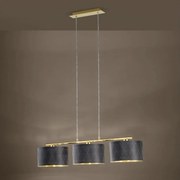 Eglo 39225 - Полилей с кабелно окачване DOLORITA 3xE27/60W/230V