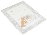 CANGAROO Одеяло с шерпа 80/110 см. LITTLE FRIENDS СИВО