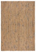 Синьо-естествен ръчно изработен ютен килим 160x230 cm Jute Boucle Blue – Flair Rugs