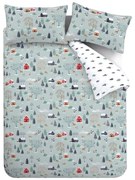 Двойно фланелено спално бельо 200x200 cm Winter Scene – Bianca