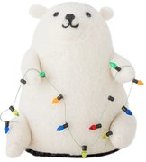 Бяла светлинна декорация Wally – Bloomingville