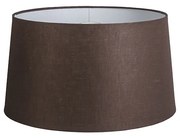 Абажур от лен кафяв 45/25
