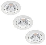 Philips - К-кт 3бр. LED Димируеми лунички DIVE LED/5,5W/230V 2700K