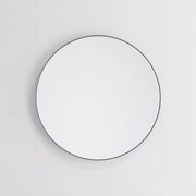 Огледало за баня BORGSTED Ø 60 см, черно